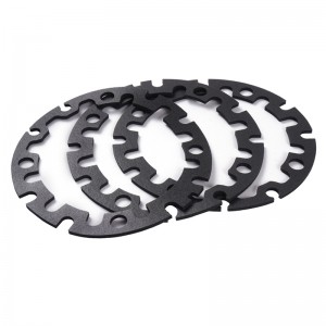 Absorption de l\'absorption de l\'amortisseur de mousse du poron de la forme spéciale et de la compression de la moussenoire de la mousse ignifuge de 0,5 mm